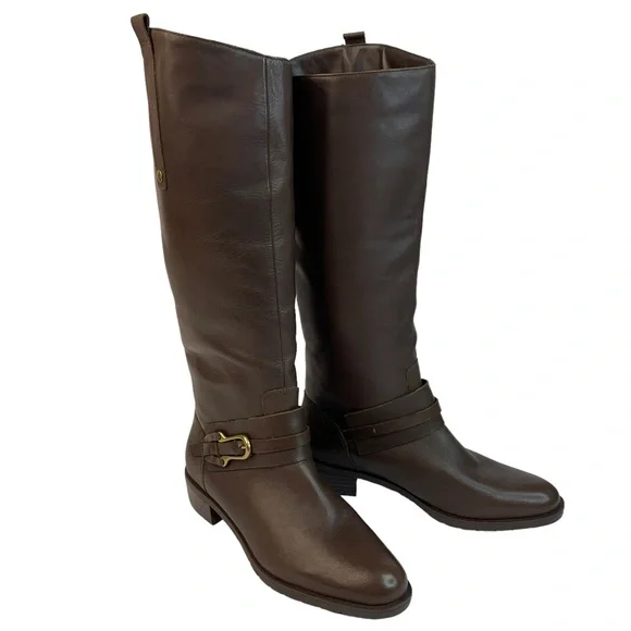 Franco Fortini Womens Raya Riding Boots Shoes size 9M